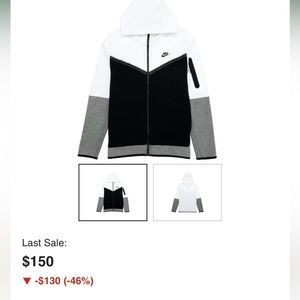 Black and white Nike tech